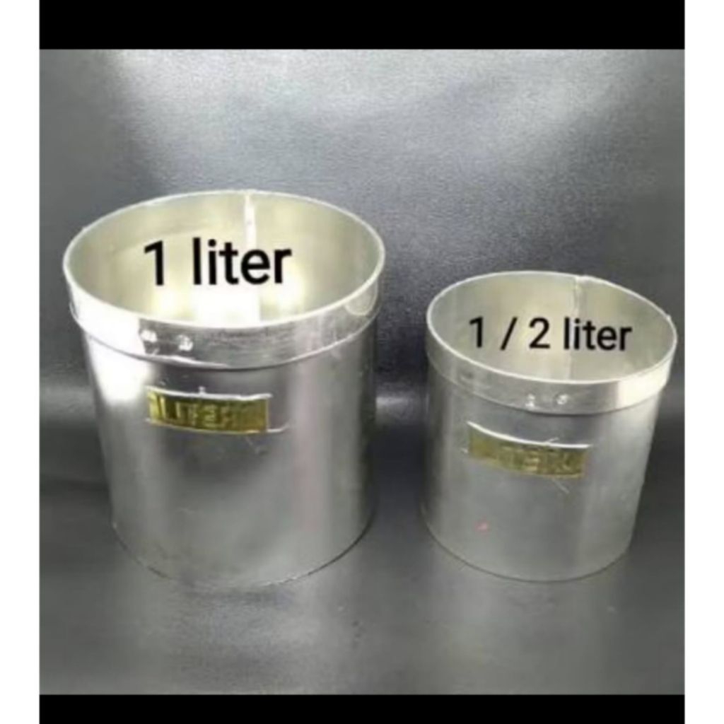 Jual Literan Beras ukuran 1 liter dan 1/2 liter Termurah Tebal | Shopee ...