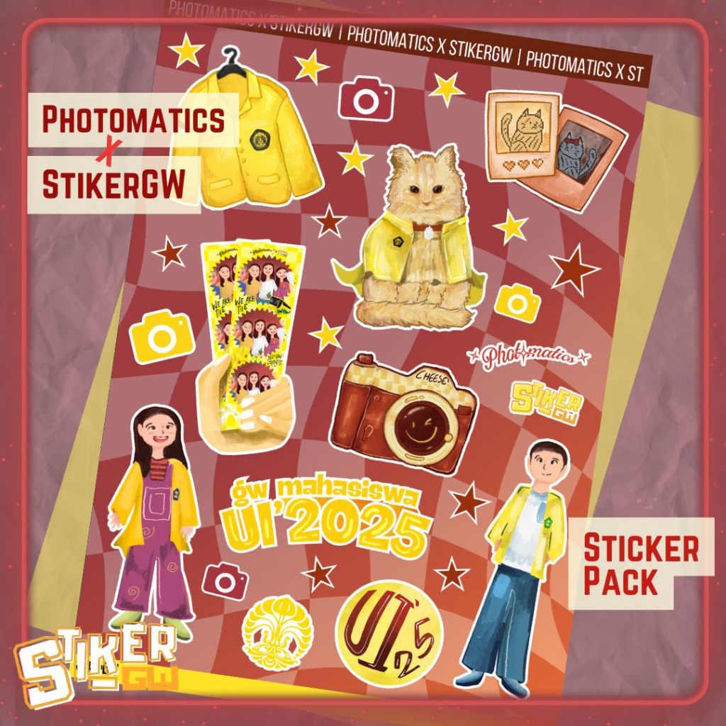 Jual [SPECIAL COLLABORATION] Sticker Pack Photomatics x StikerGW ...