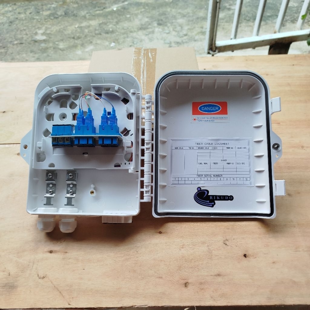 Jual ODP 8 Core Lengkap Slot Rasio Lengkap LPC Splitter 1:8 SC UPC ...