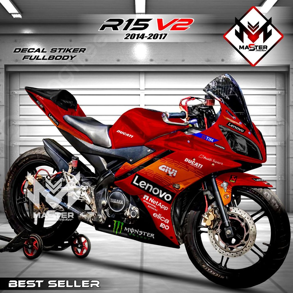 Jual Decal R15 V2 Fullbody Stiker Decal Variasi Motor R15 V2 Sticker ...