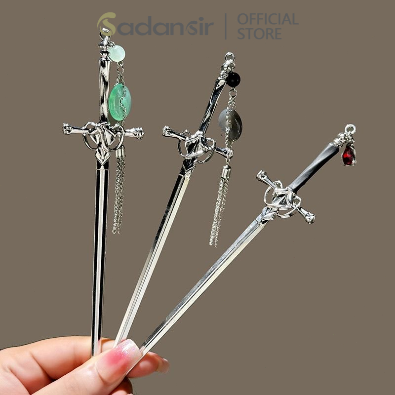 Jual Sadansir Tusuk Konde Jepit Rambut Teratai Cina Retro Hairpin ...