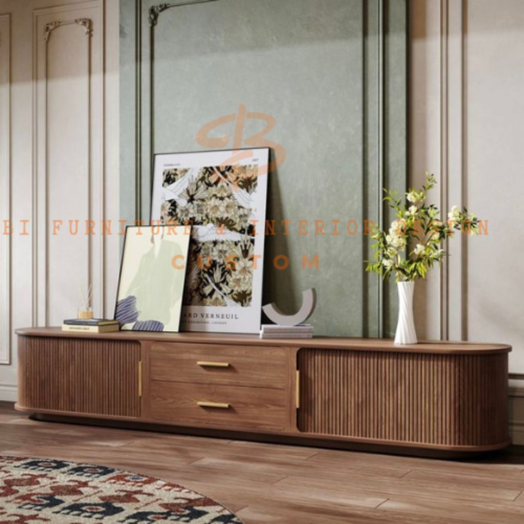 Jual buffet bufet retro tv minimalis rak tv kayu jati minimalis modern ...