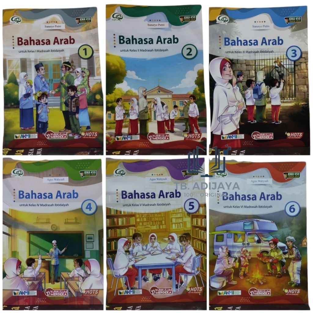 Jual Aku Cinta Bahasa Arab MI Kelas 1 2 3 4 5 6 Revisi HOTS Aqila Tiga 