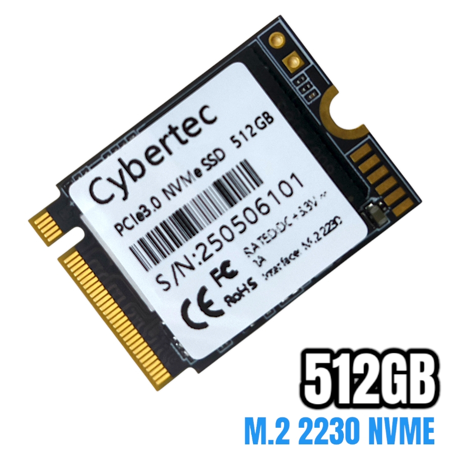 Cybertec 512gb Ssd Sata SSD 2230 PCIe Nvme For Steam Deck