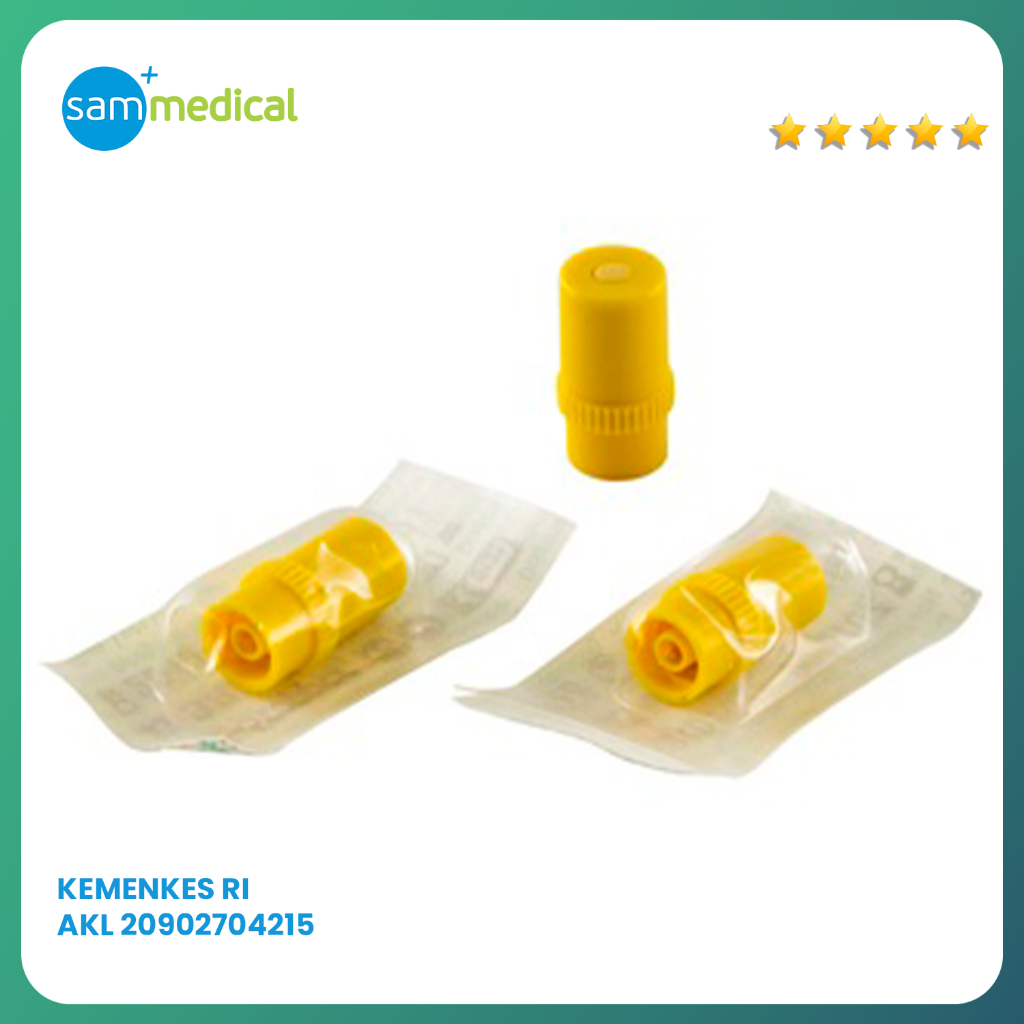 Jual Hospitech Heparin Cup Instopper / Alat Pemasangan Luer PER PCS ...