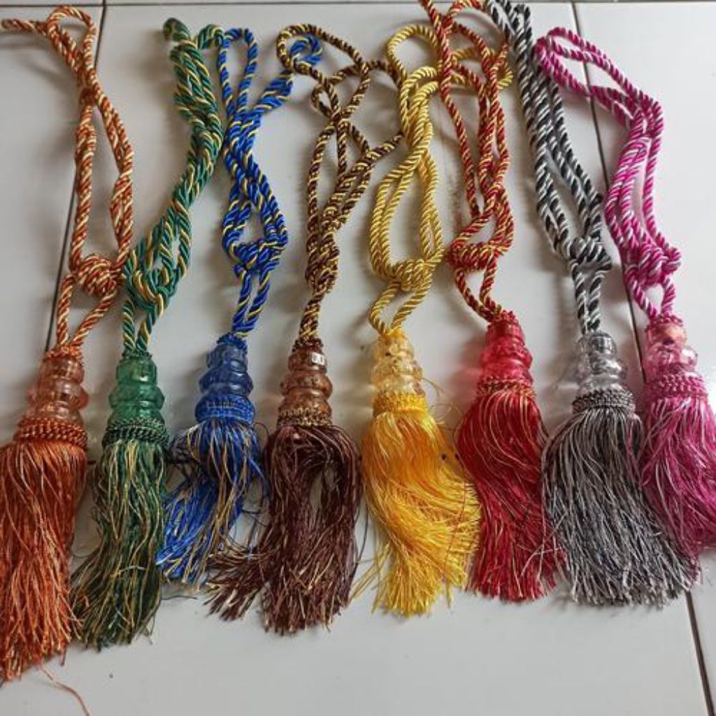 Jual TALI TASSEL GORDEN / TALI PENGIKAT GORDEN TALI RUMBAI | Shopee ...