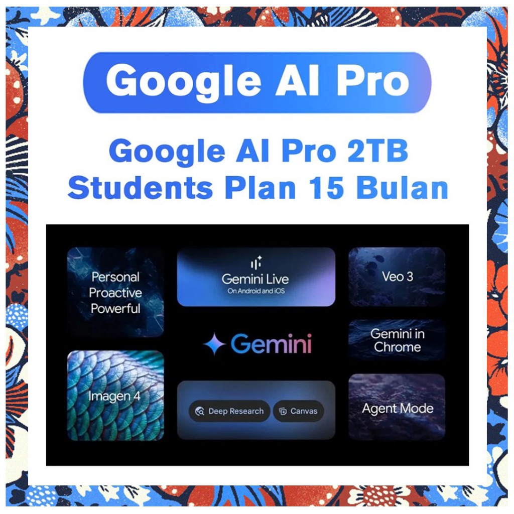 Jual G00gle AI Pro 2TB 15 Bulan Privaate - Veo 3, Gemini Dll | Shopee ...