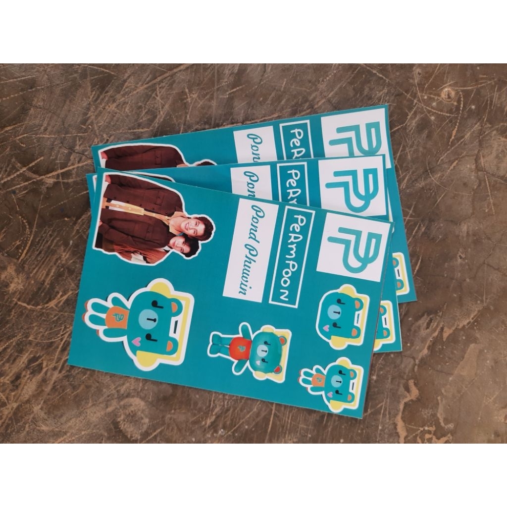 Jual stiker permpoon pondphuwin sticker merhandise | Shopee Indonesia
