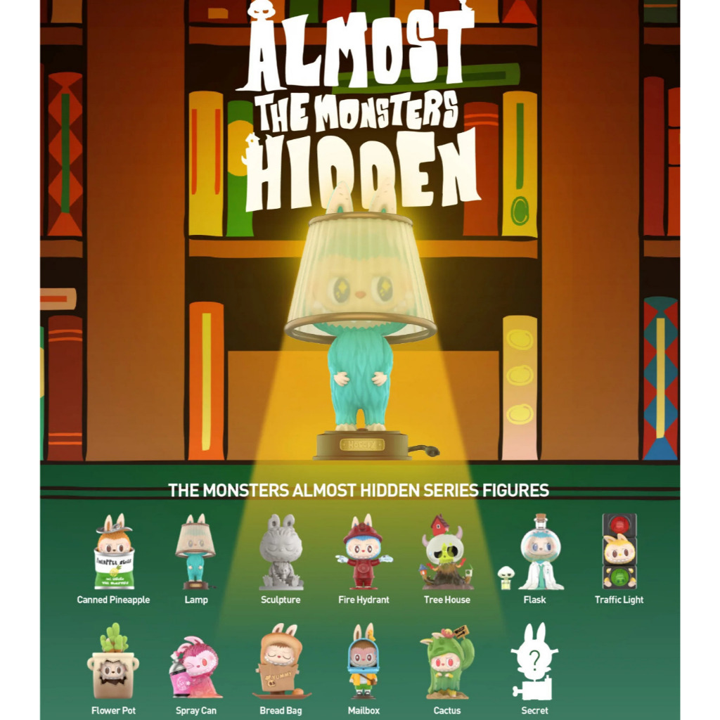 Jual LABUBU ALMOST HIDDEN FIGURE | Shopee Indonesia