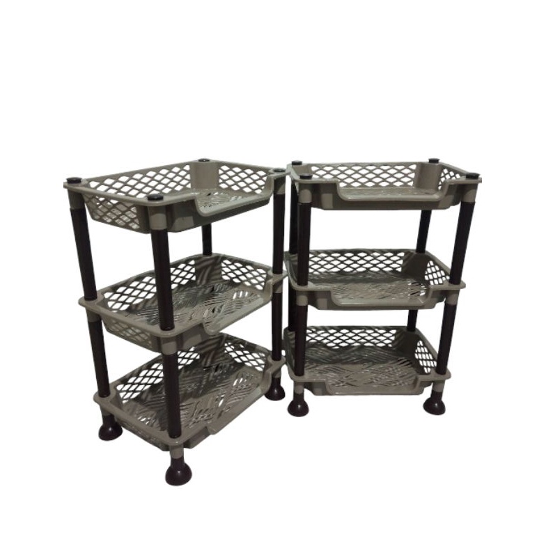 Jual Diminati Rak Mini Rakitan 3 susun rak bumbu dapur rak kosmetik dan ...