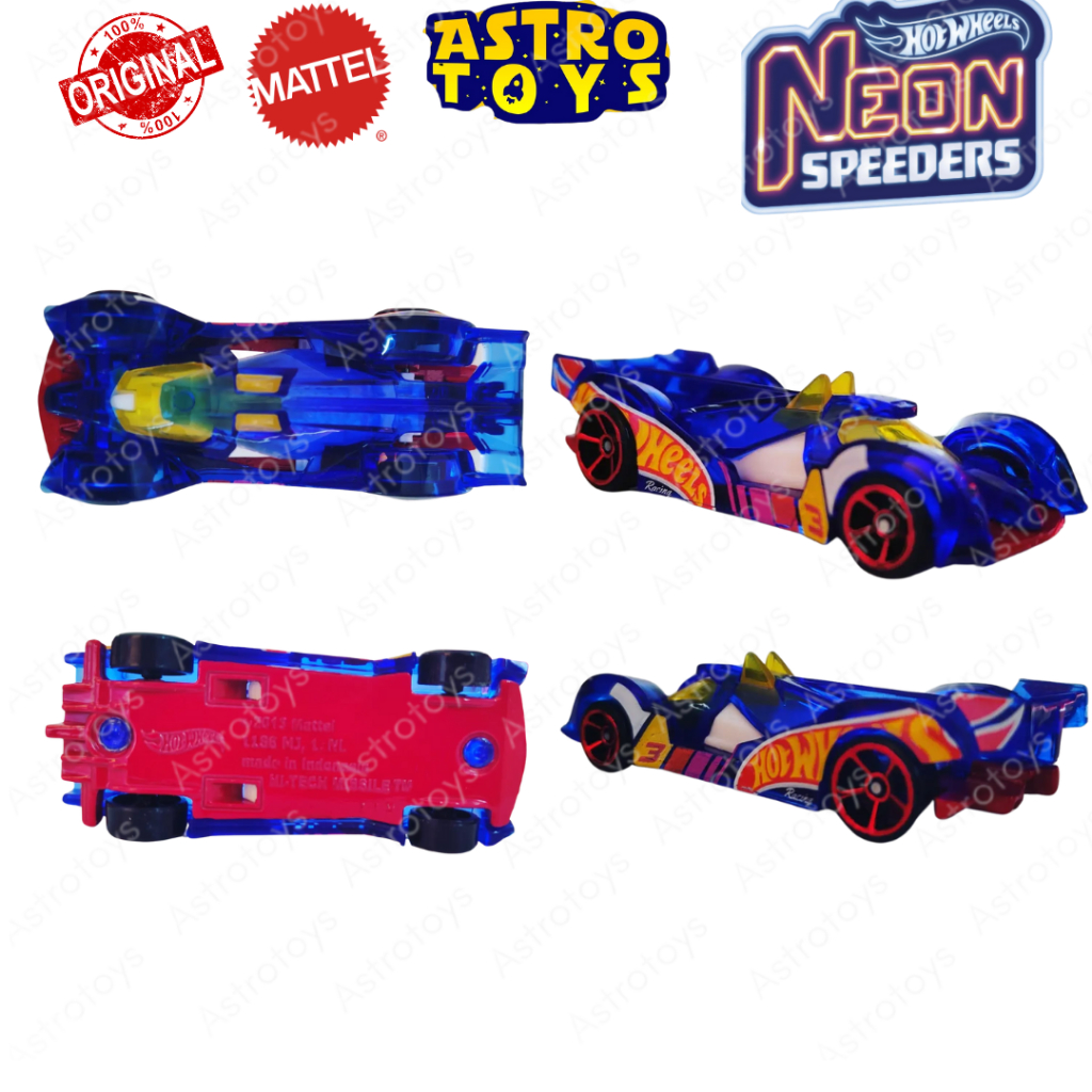 Jual Hot Wheels Neon Speeders Laser Stunt Slamway Track Set Original ...