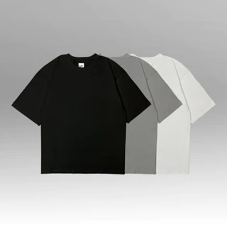 JipClo Kaos Polos Oversized Unisex Pria Wanita T-shirt Heavyweight Cotton 16s Boxy Cut