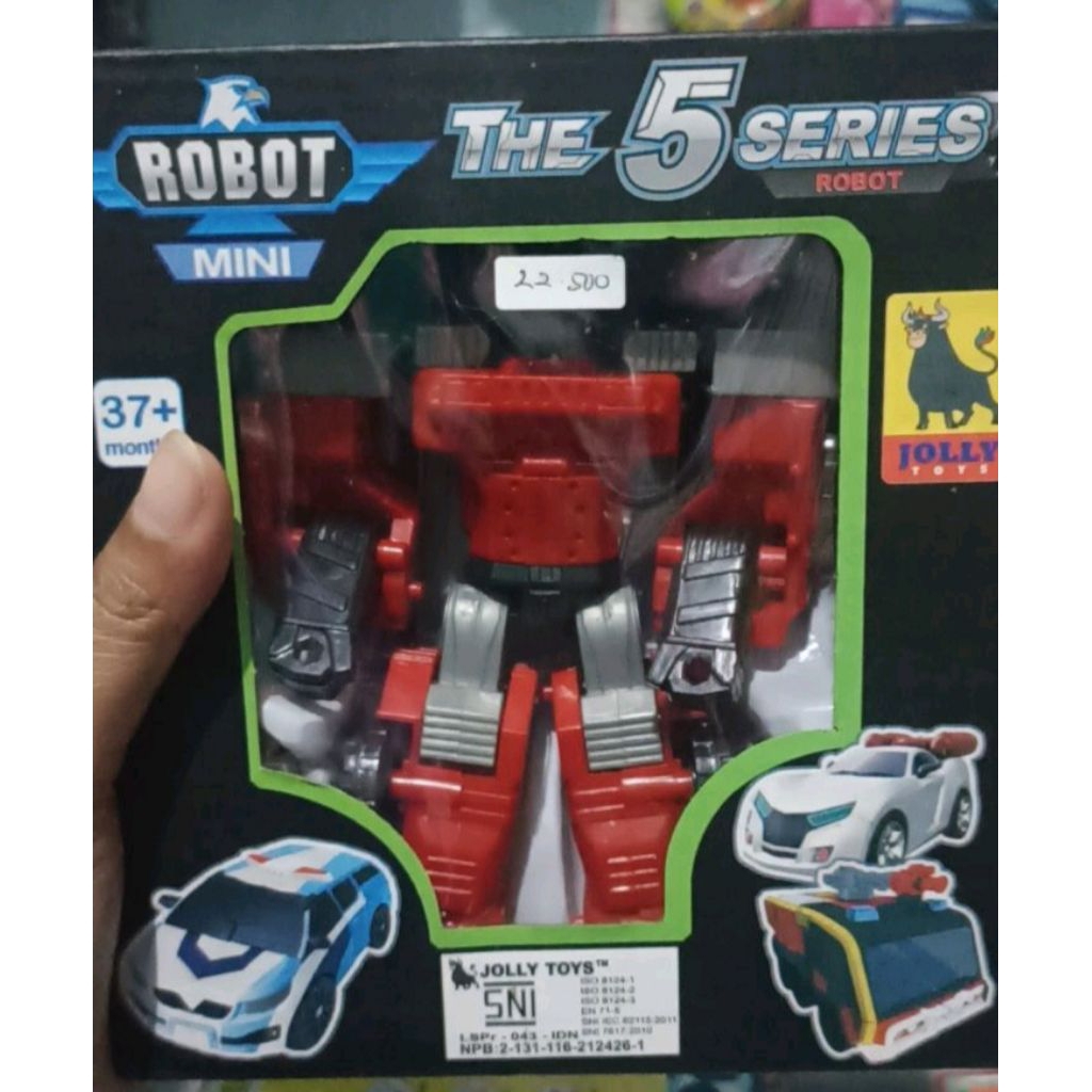 Tobot Toys Tobot K Black SFT Mainan Anak Robot Tobot