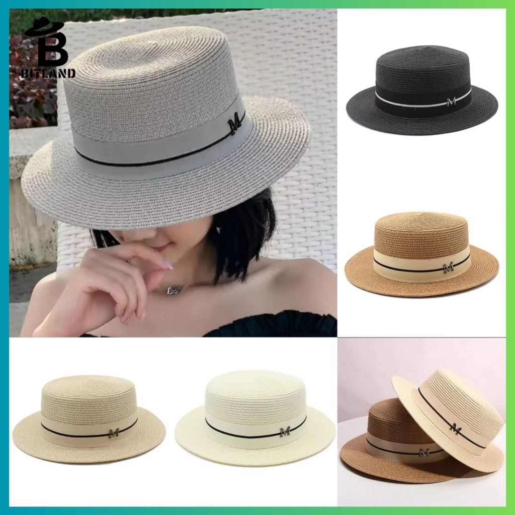 Jual BITLAND Topi Pantai Bahan Jerami Untuk Wanita-M-3311 | Shopee ...