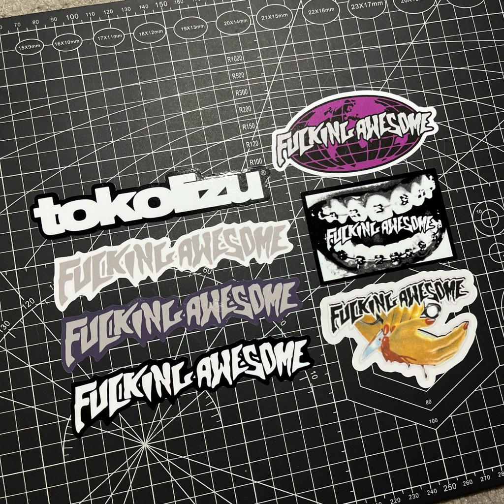 Jual STICKER KALCER HELM ANTI AIR BAHAN GRAFTAC | BRANDDD | FUCKIN ...