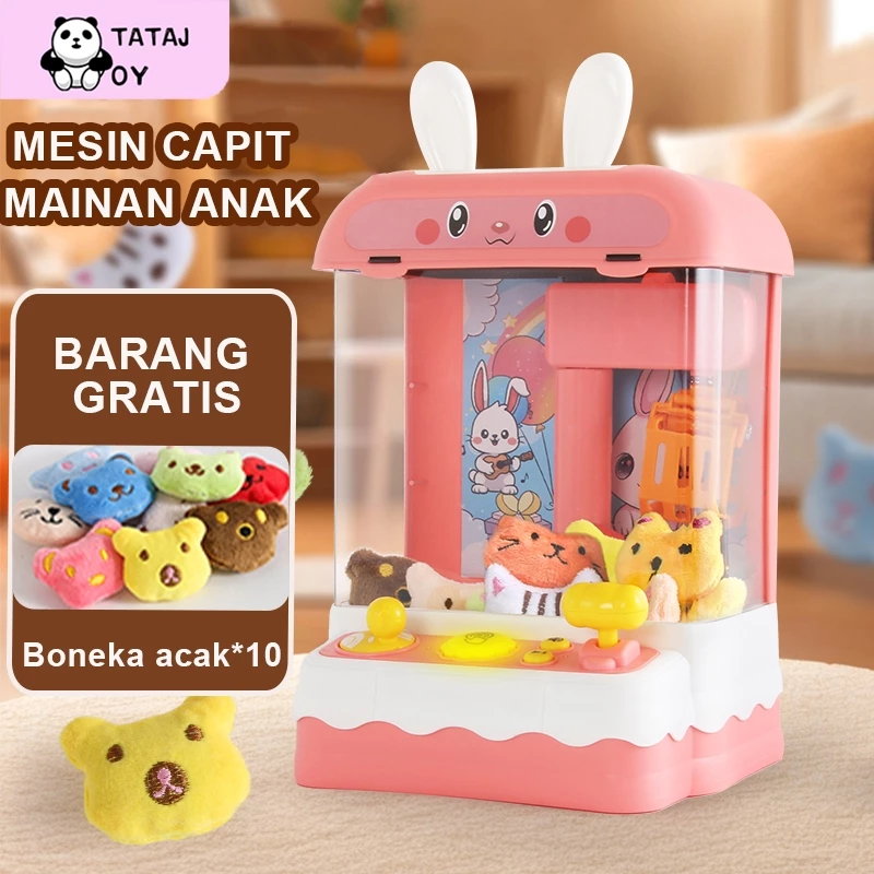 Tatajoy mainan claw game mini mainan anak claw machine esin tangkap boneka