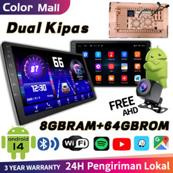 Pasang di rumah  Dual Kipas 8G+128G IPS Screen Head Unit android 7/9/10 Inch Car