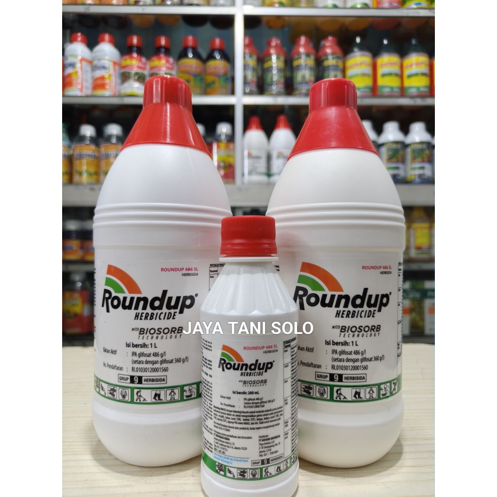 Jual Roundup 486SL - Herbisida Sistemik Racun Rumput Liar | Shopee ...