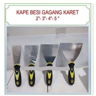 Jual Kape Besi Gagang Fiber/Karet Ukuran 2 inch 3 inch 4 inch 5 inch ...