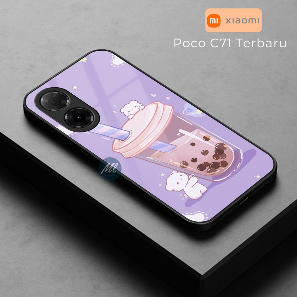 Jual Softcase Kaca Poco C71 Terbaru Casing Handphone [MG66] | Shopee ...