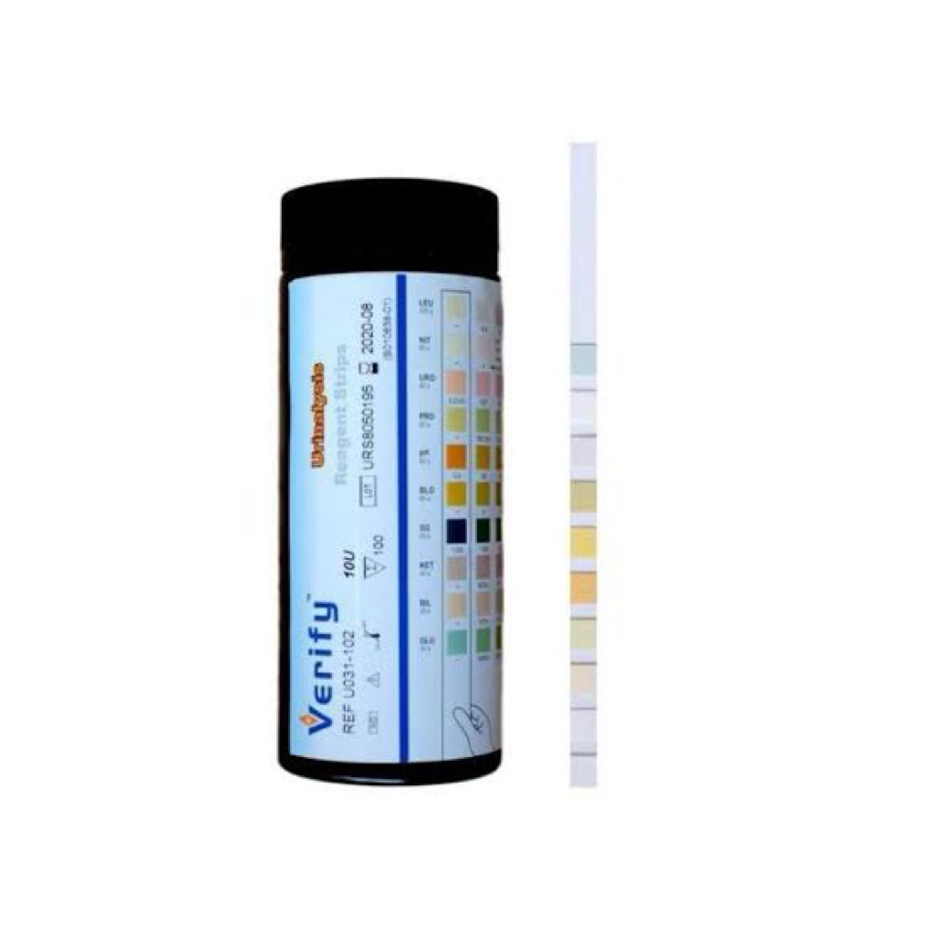 Jual Verify urinalysis / test urine reagent strip / verify 3 pm verify ...