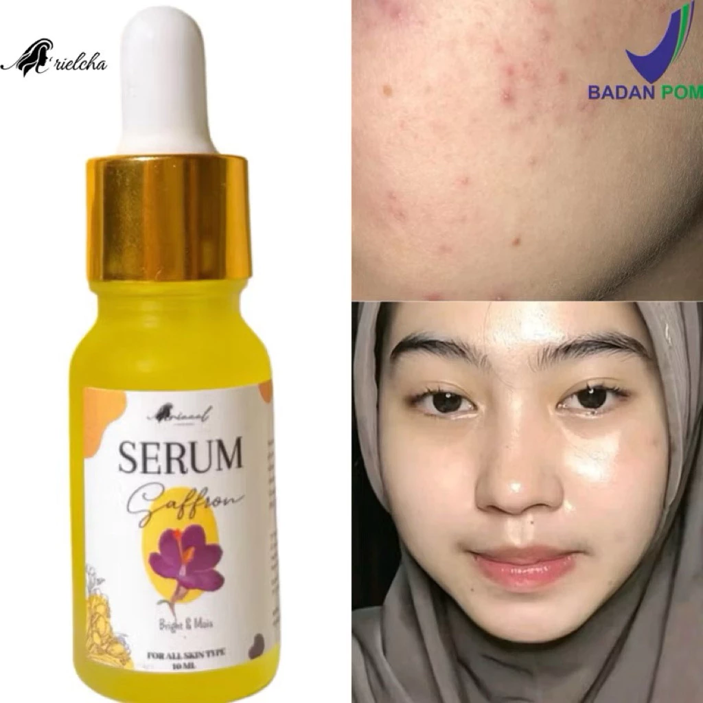 SERUM SAFFRON with NIACINAMIDE plus Vitamin C WAJAH GLOWING & CERAH | AutoStock