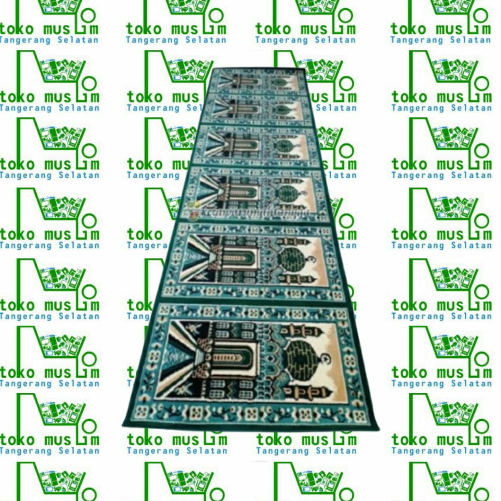 Jual Sajadah Masjid Musolla / Karpet Masjid Sholat isi 5 Shaf (orang ...