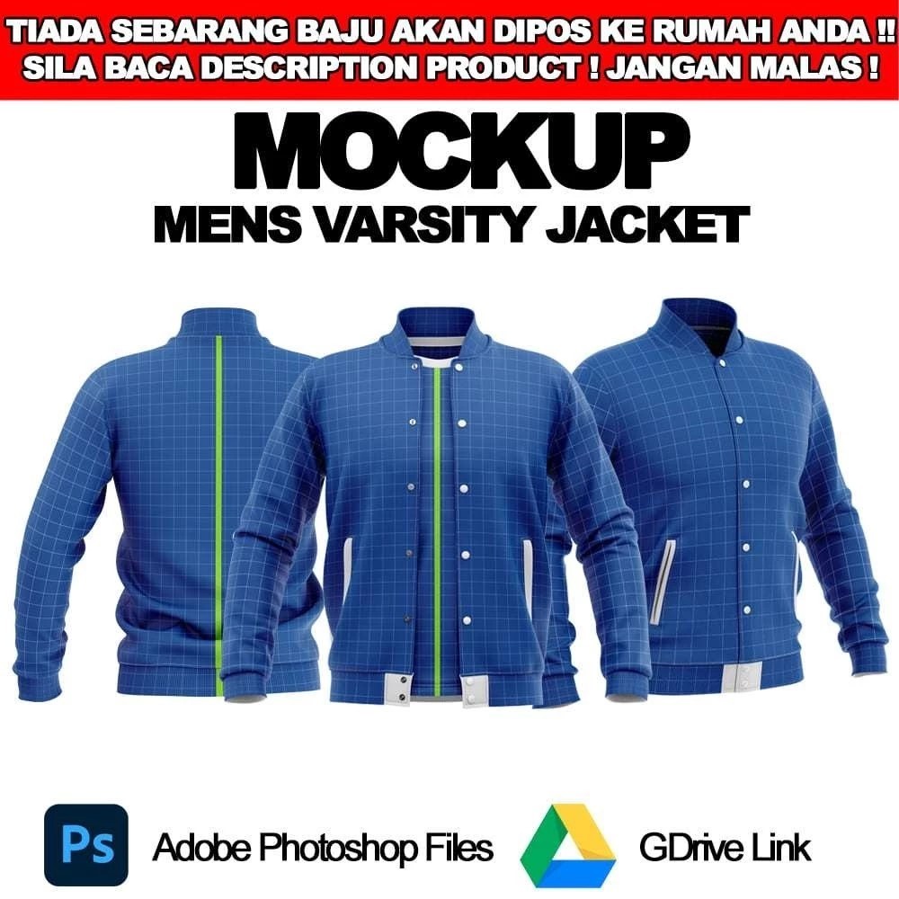 Jual Mockup Jaket Versity Photoshop | Shopee Indonesia