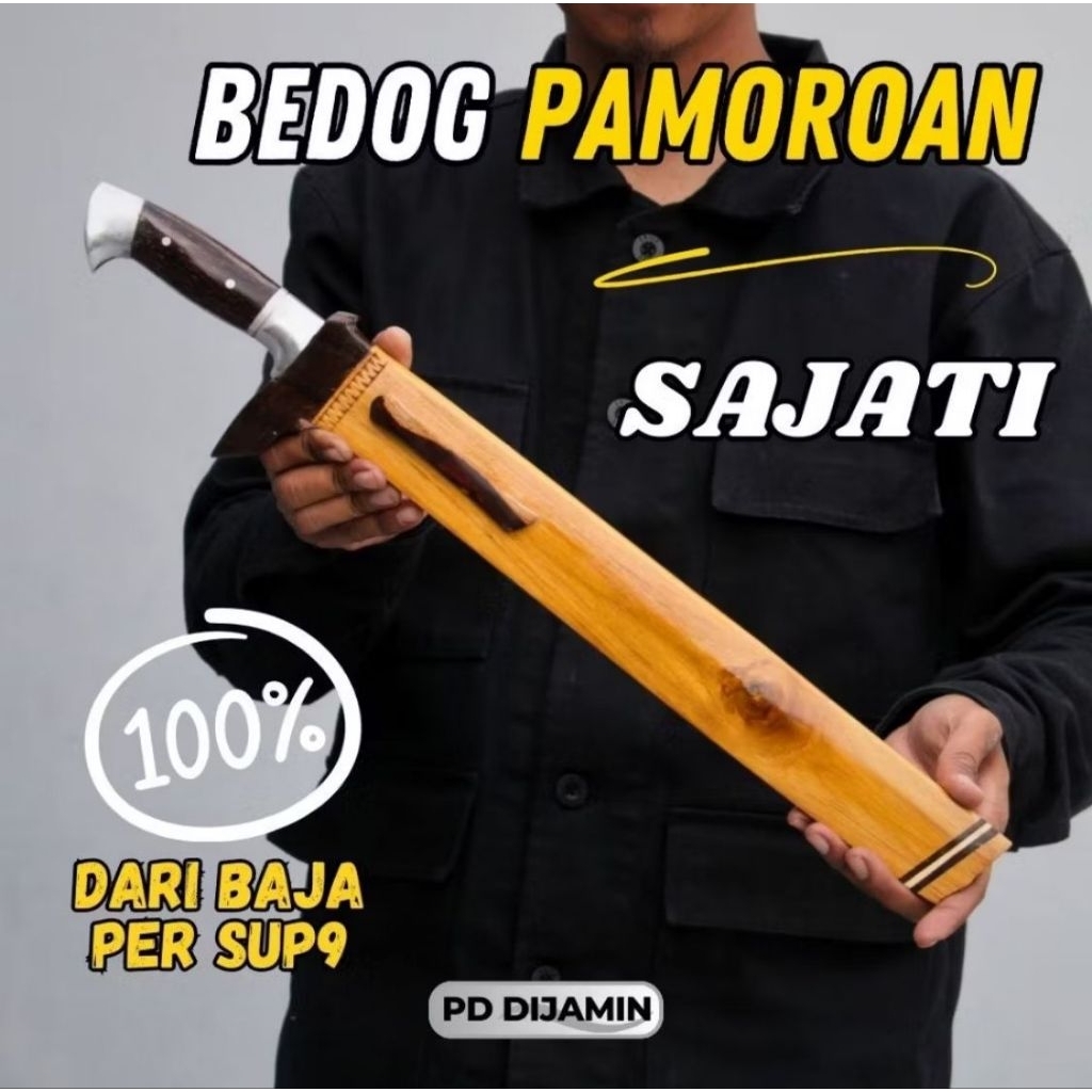 Jual Golok Pamoroan Sajati – Kuat, Tajam, dan Berkarakter Tradisional ...