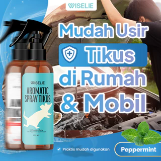 Wiselie Semprotan Pengusir Tikus Alami Obat Pengusir Anti Tikus Ampuh dengan Formula Aromatic Spray Melindungi Rumah dari Tikus Secara Alami Aman untuk Keluarga Tidak Beracun Efektif di Dalam dan Luar Ruangan Tahan Lama