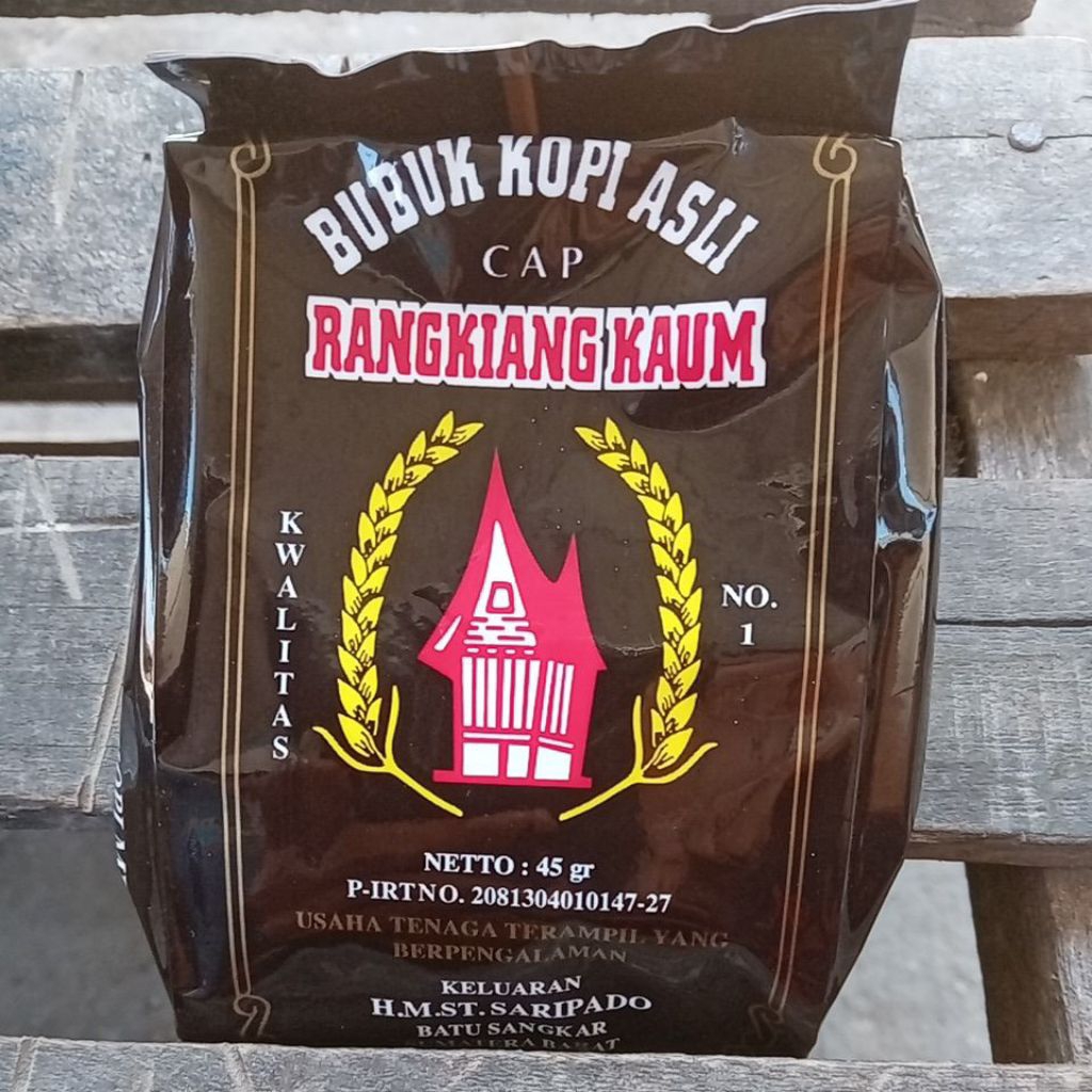 Jual kopi Bubuk Rangkiang Kaum 45 gram SUMBAR | Shopee Indonesia