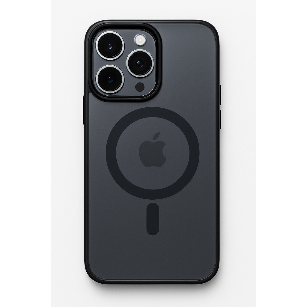 Jual MAGSAFE Black Matte case doff Edition hybrid Dan Natural Titanium ...