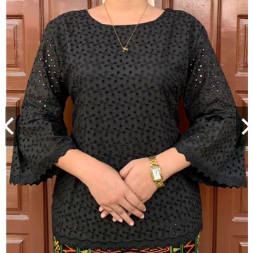 Df Blus Katun Bolong Full Furing Atasan Katun Bangkok