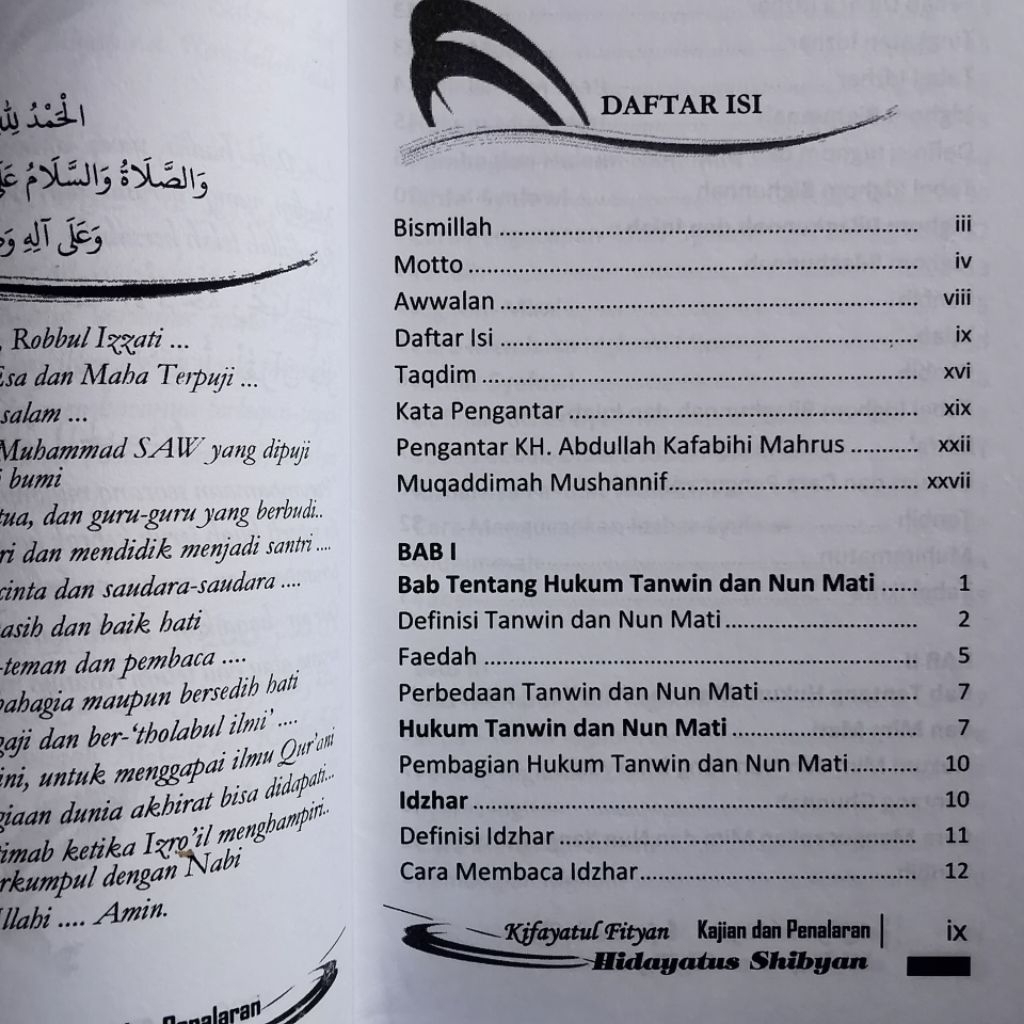 Jual kifayatul futyan kajian dan penjelasan hidayatus sibyan standart ...