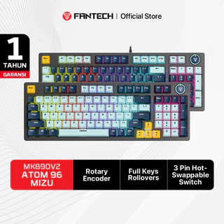 Fantech ATOM MIZU SERIES Keyboard Mechanical Gaming ATOM 63 81 96 Hotswappable 3 Pin
