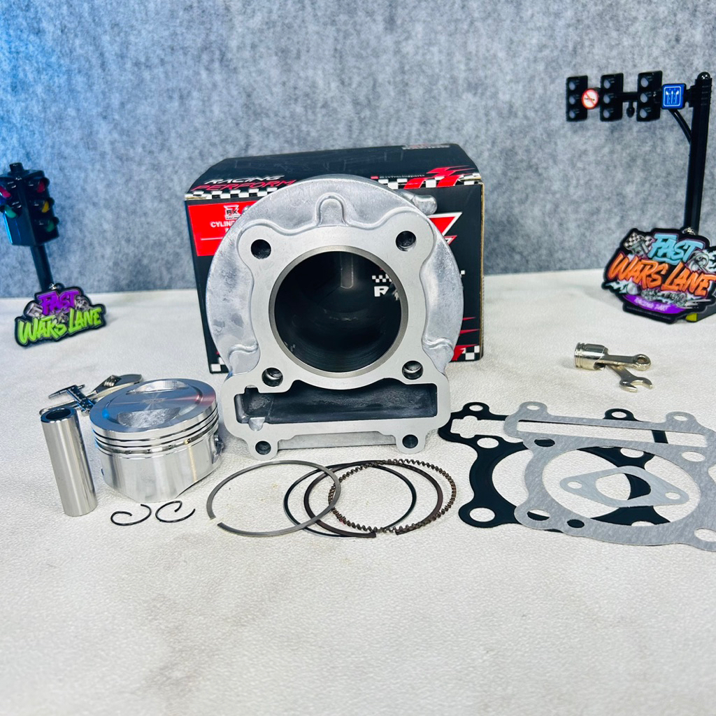 Jual blok mio 58.5 rx7 racing blok rx7 racing mio 58.5 bore up pnp mio ...