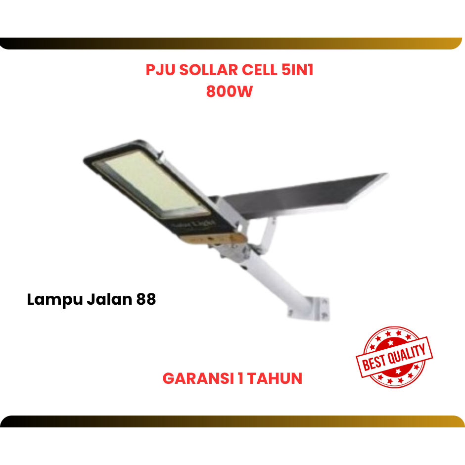 Jual Lampu PJU Solar 800 watt 5IN1 - Lampu Jalan - Lampu Tenaga Surya ...