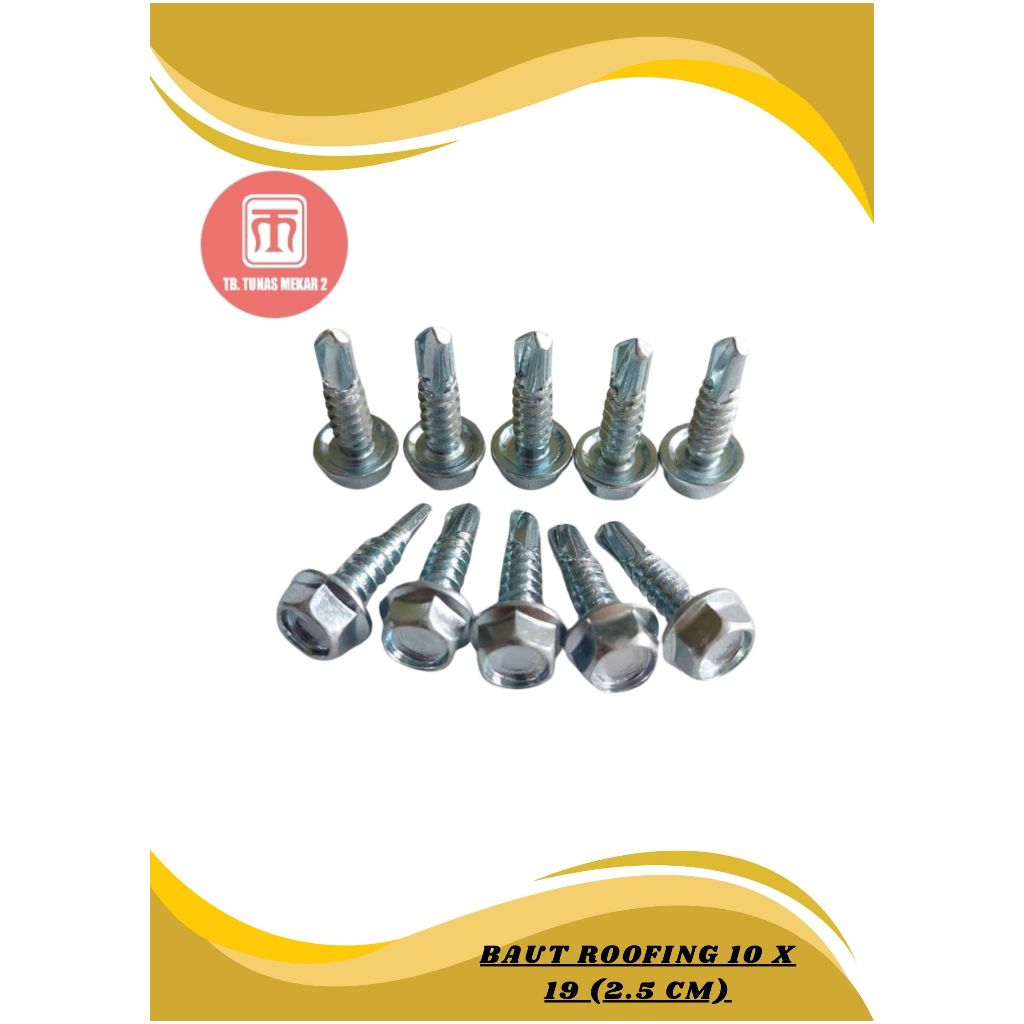 Jual BAUT ROOFING 10 X 19 (2.5 CM) | Shopee Indonesia