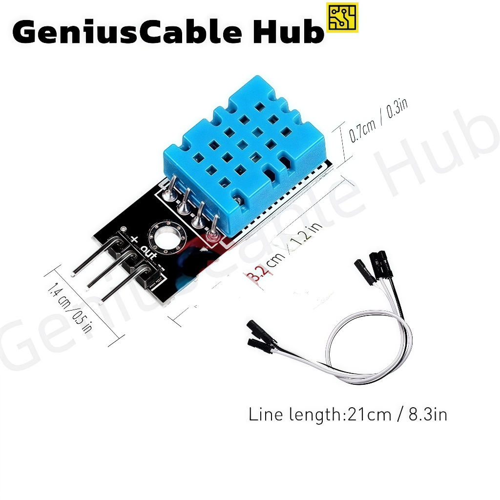 Jual MODULE DHT11 SENSOR SUHU DAN KELEMBABAN HUMIDITY SENSOR ...