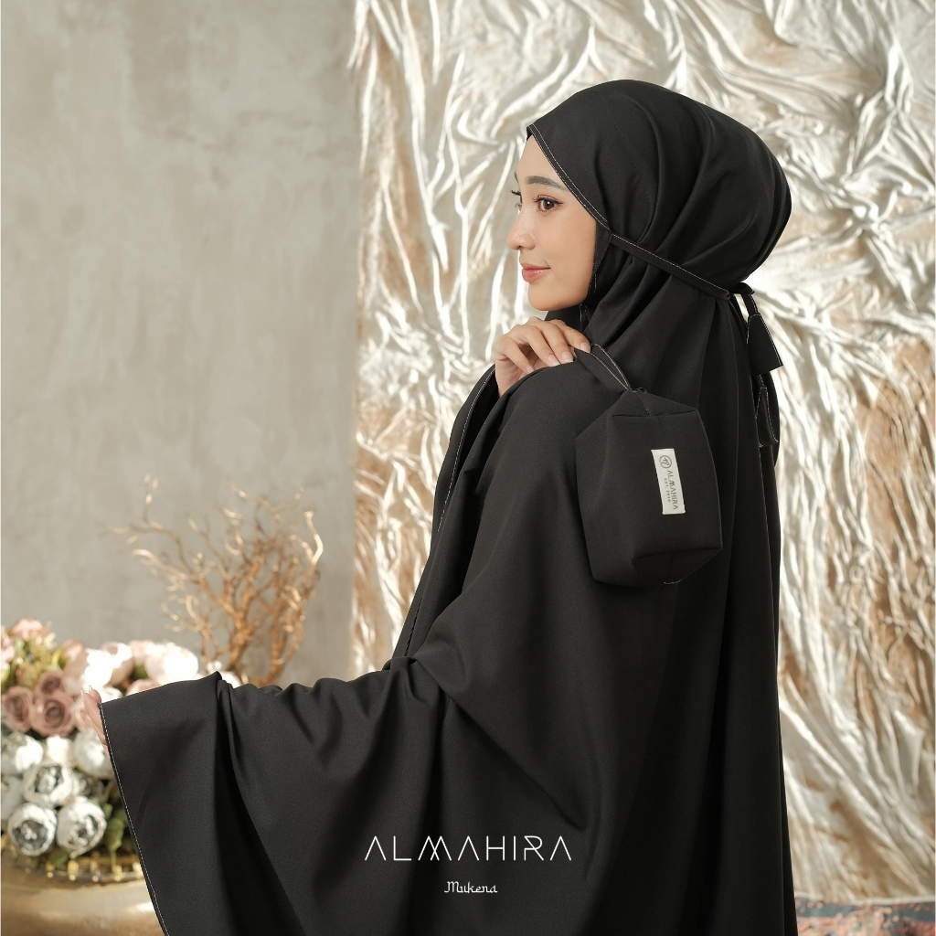 Mukena Dewasa PADOVA Series | Mukena Polos Travel | Mukena Resleting Dagu By Almahira
