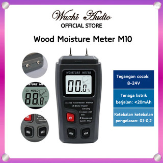 Jual Wuzhi Audio | Wood Moisture Meter Kayu Kertas Pengukur Kadar Air ...