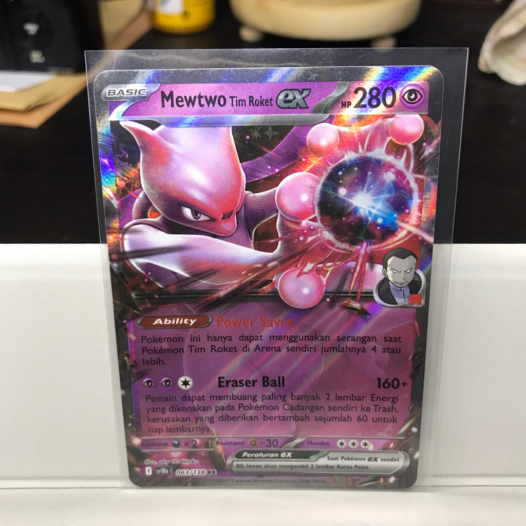Jual Mewtwo Tim Roket EX RR kartu Pokemon Indonesia | Shopee Indonesia