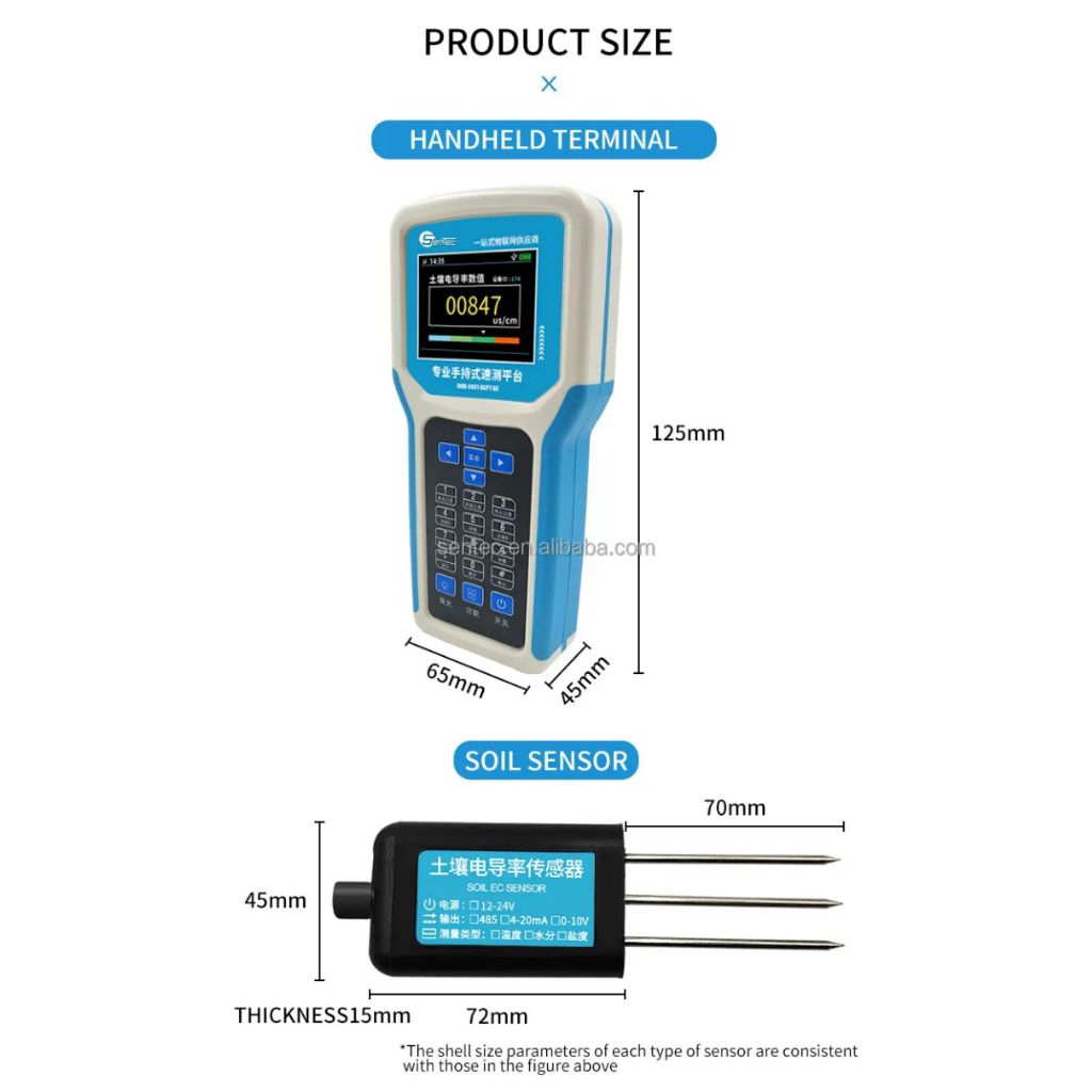 Jual Sentec SEM2260 Soil Analyzer Handheld NPK RS485 nitrogen kalium ...