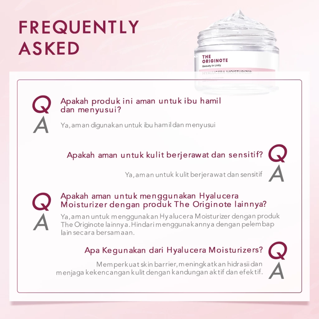Hyalucera Gel Pelembab Wajah dan Primer Menghidrasi Skin Barrier Originote