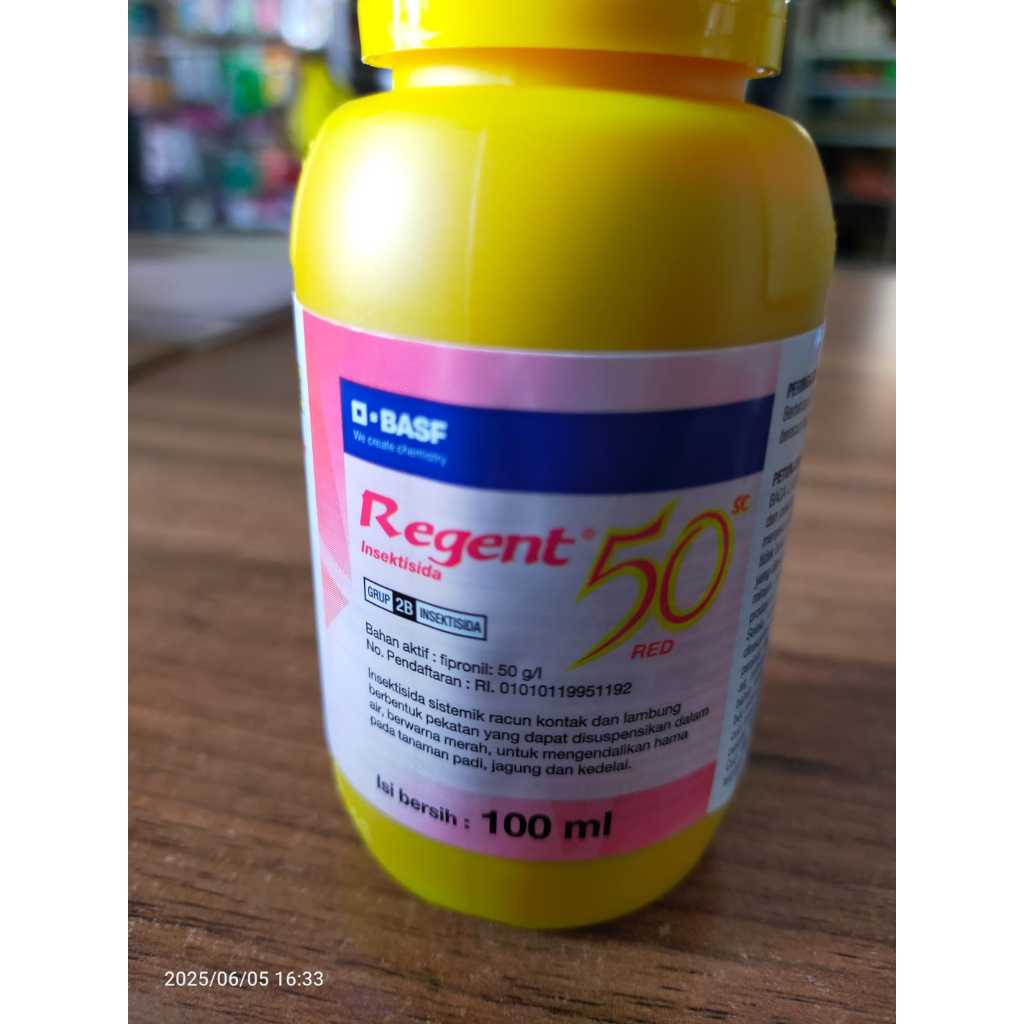 Jual ORIGINAL insektisida Regent Merah 50SC REGENT RED 50SC 100 ml ...