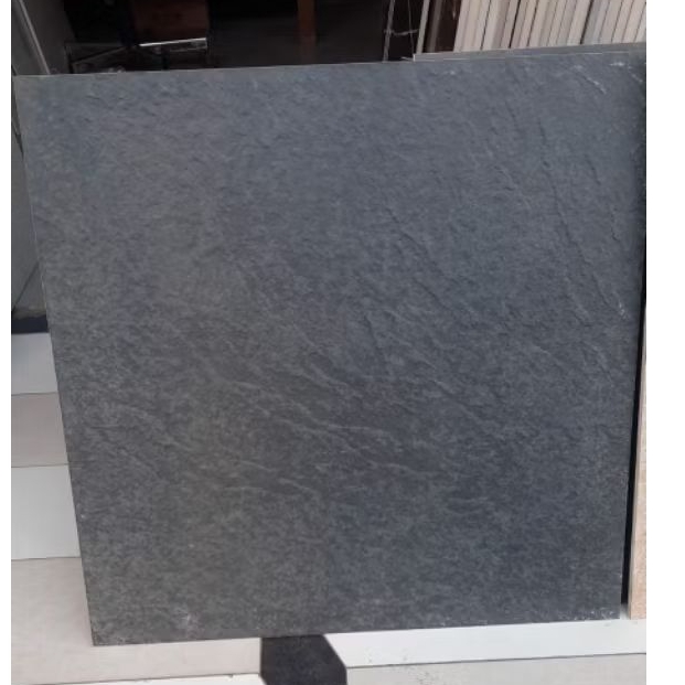 Granit kasar carport motip batu 60x60 Noce black (CHAT ADMIN/BACA DESKRIPSI SEBELUM MEMBELI)