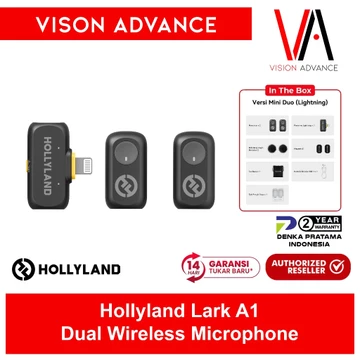 Hollyland Lark A1 Wireless Microphone Smartphone Android IPhone IPad Action Camera Laptop