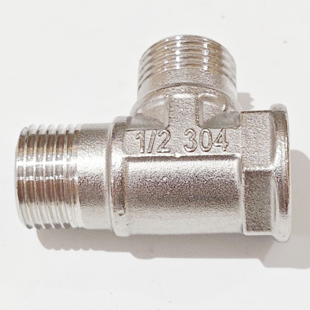 Jual Promo Nepel T Stainless Steel 304 Nepel Kran T Sambungan Kloset ...