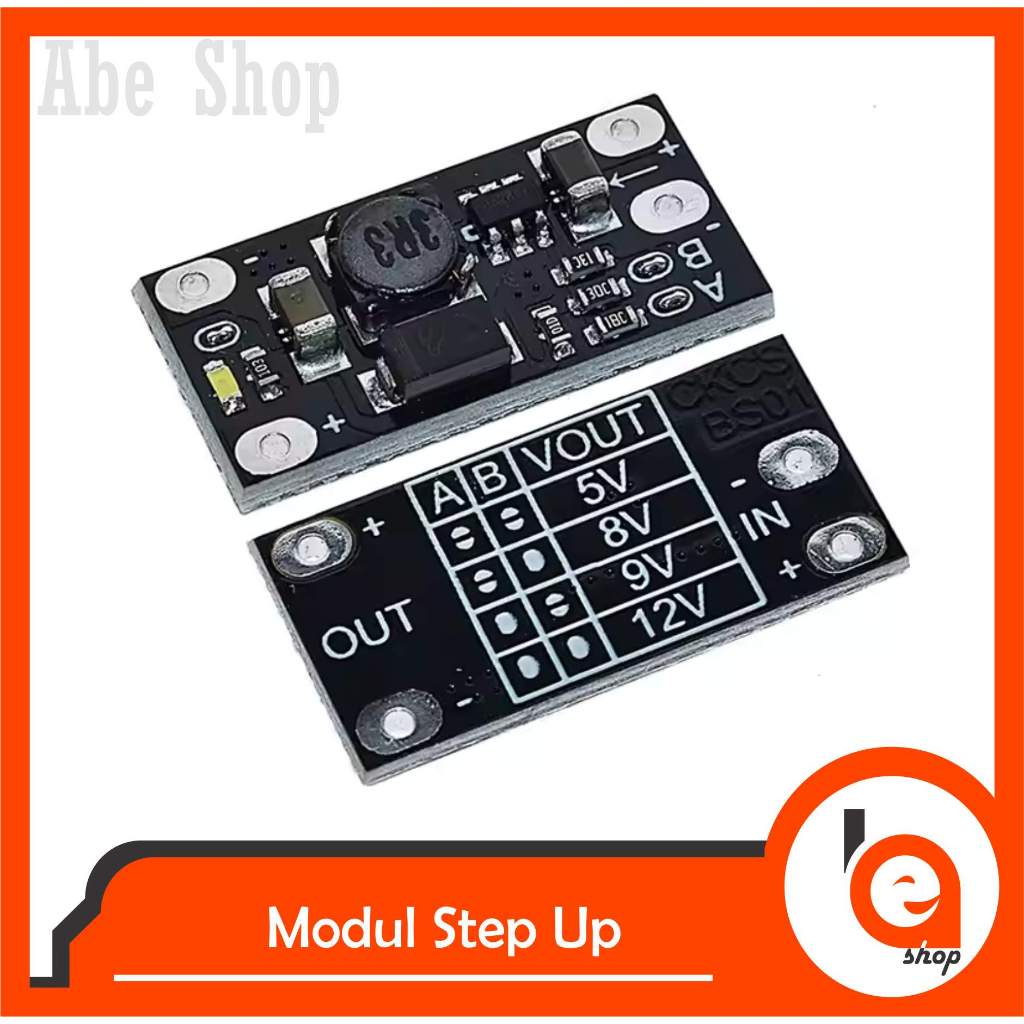 Jual Modul Step Up Mini Boost 3.7VDC To Dc Converter 5V 8V 9V 12V ...