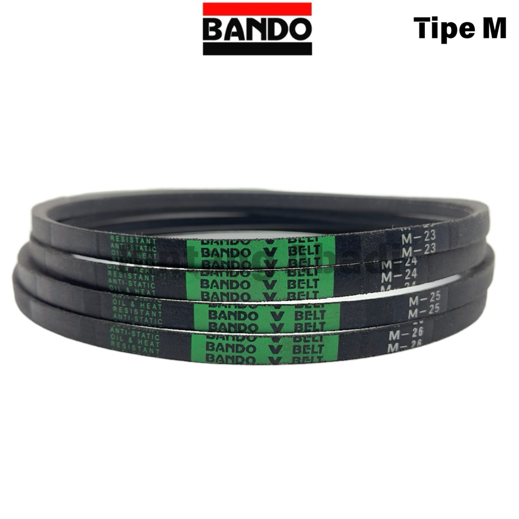 Jual V-Belt Bando Tipe M [M20 M37] Vbelt Bando M Vanbelt M